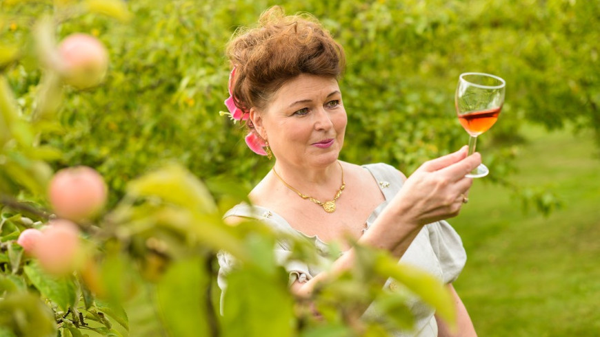 Beerenweinprobe im Weingut Ollinmäki - Grüne Woche 2019