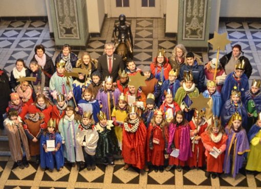 Sternsinger im Rathaus Spandau