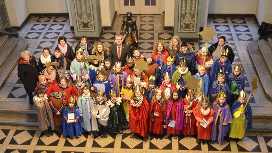 Sternsinger im Rathaus Spandau