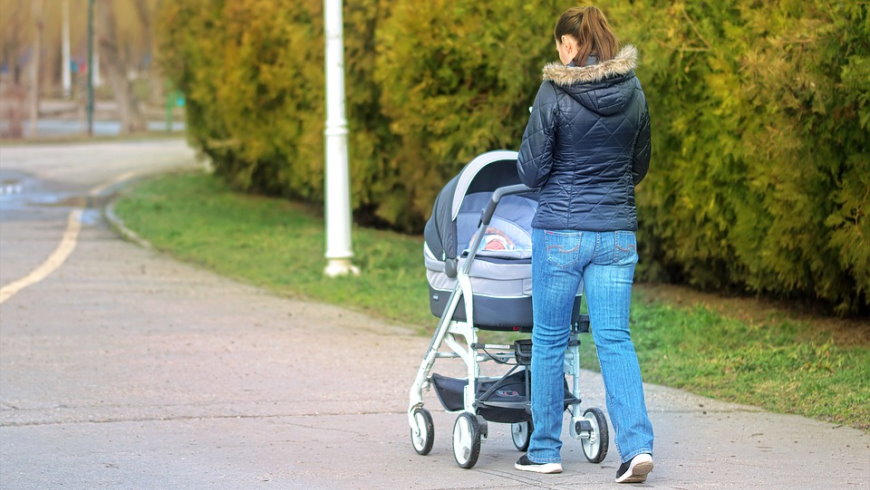 Alleinerziehende Mutter