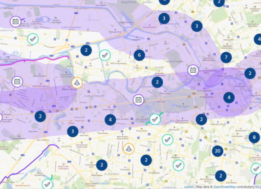 infraVelo Projektkarte Berlin