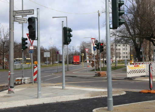 Baustelle am Ferdinand-Friedensburg-Platz