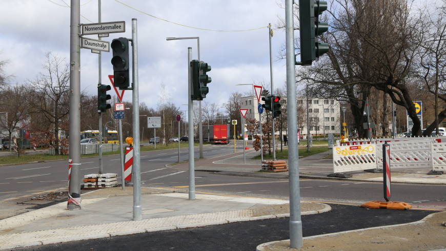 Baustelle am Ferdinand-Friedensburg-Platz