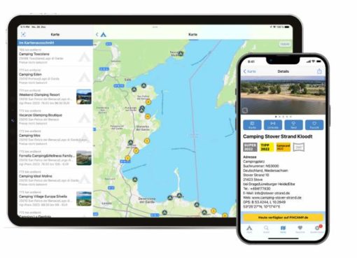 ADAC Camping- und Stellplatzführer App 2022