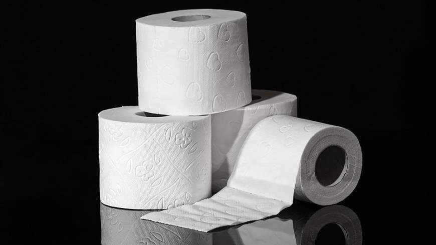 WC-Papier-Rollen