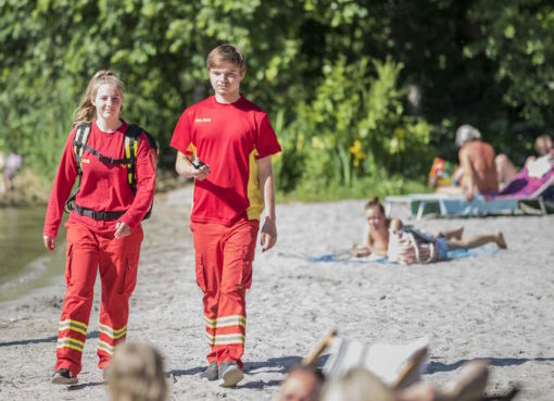 DLRG-Wasser-Rettungsdienst im Einsatz