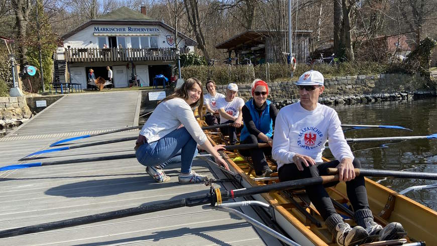 Märkischer Ruderverein e. V. beim Anrudern