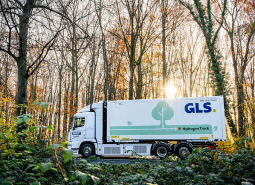 Erster Wasserstoff betriebener Lkw im Fernverkehr bei GLS