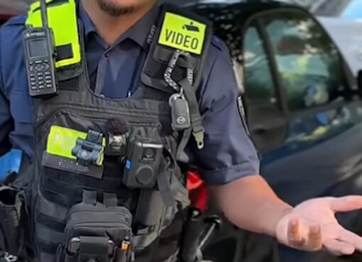 Polizei Berlin mit Bodycam