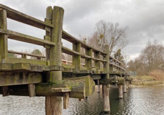 Radweg-Brücke Spektelake