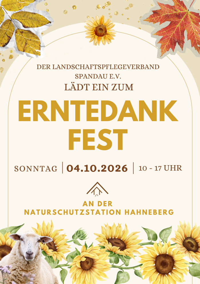 Flyer - Erntedankfest 2026 am Hahneberg