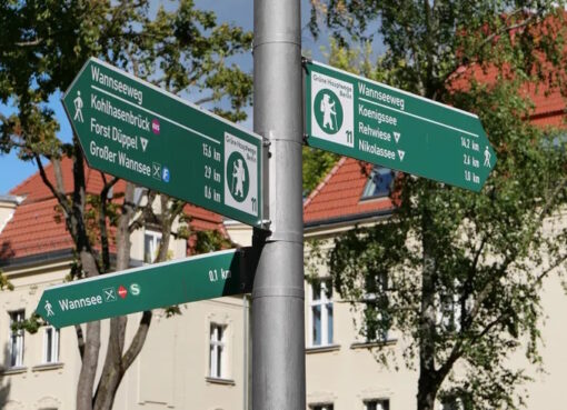 Grüne Hauptwege in Berlin
