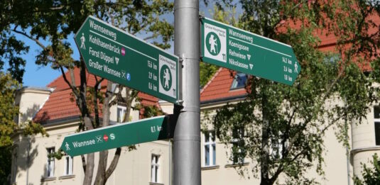 Grüne Hauptwege in Berlin